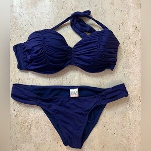 Billabong Navy Blue Bikini Set